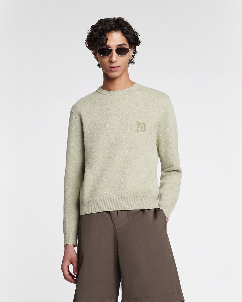 Nanushka Embroidered Merino Wool Sweater outlook