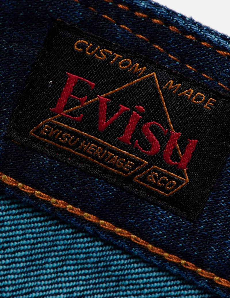 DARUMA AND LOGO CROPPED SLIM STRAIGHT FIT JEANS #2010 12