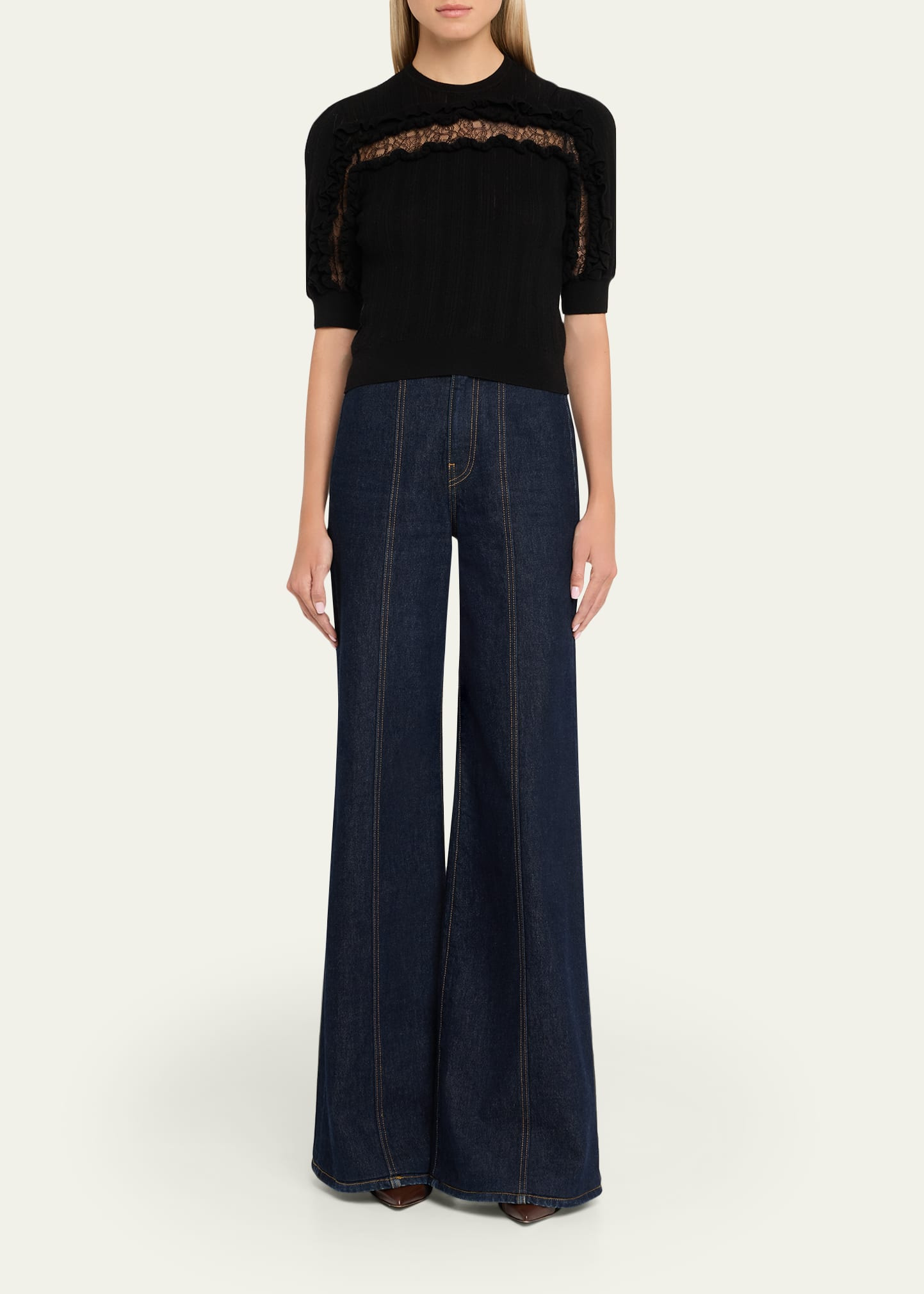 Salima Short-Sleeve Knit Shirt - 2