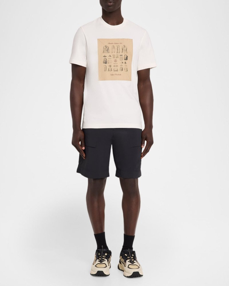 Moncler Men & apos;s Nylon Zip Pocket Pull-On Shorts outlook