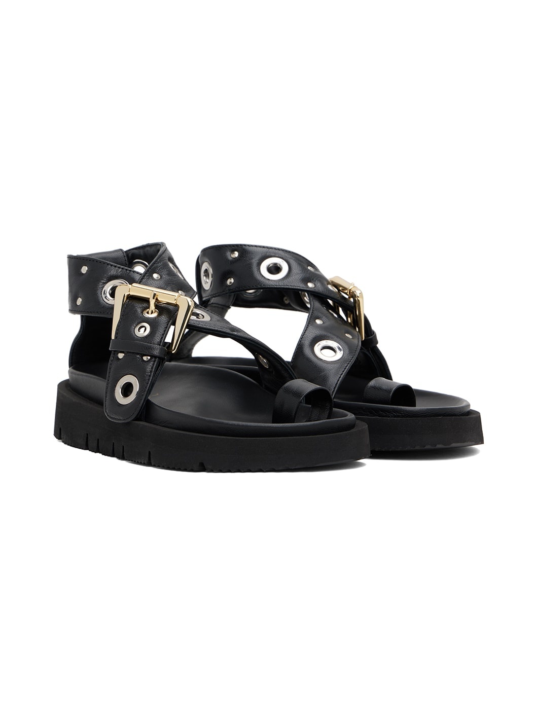 Black Natacha Ramsay-Levi Edition Concarneau Sandals - 4