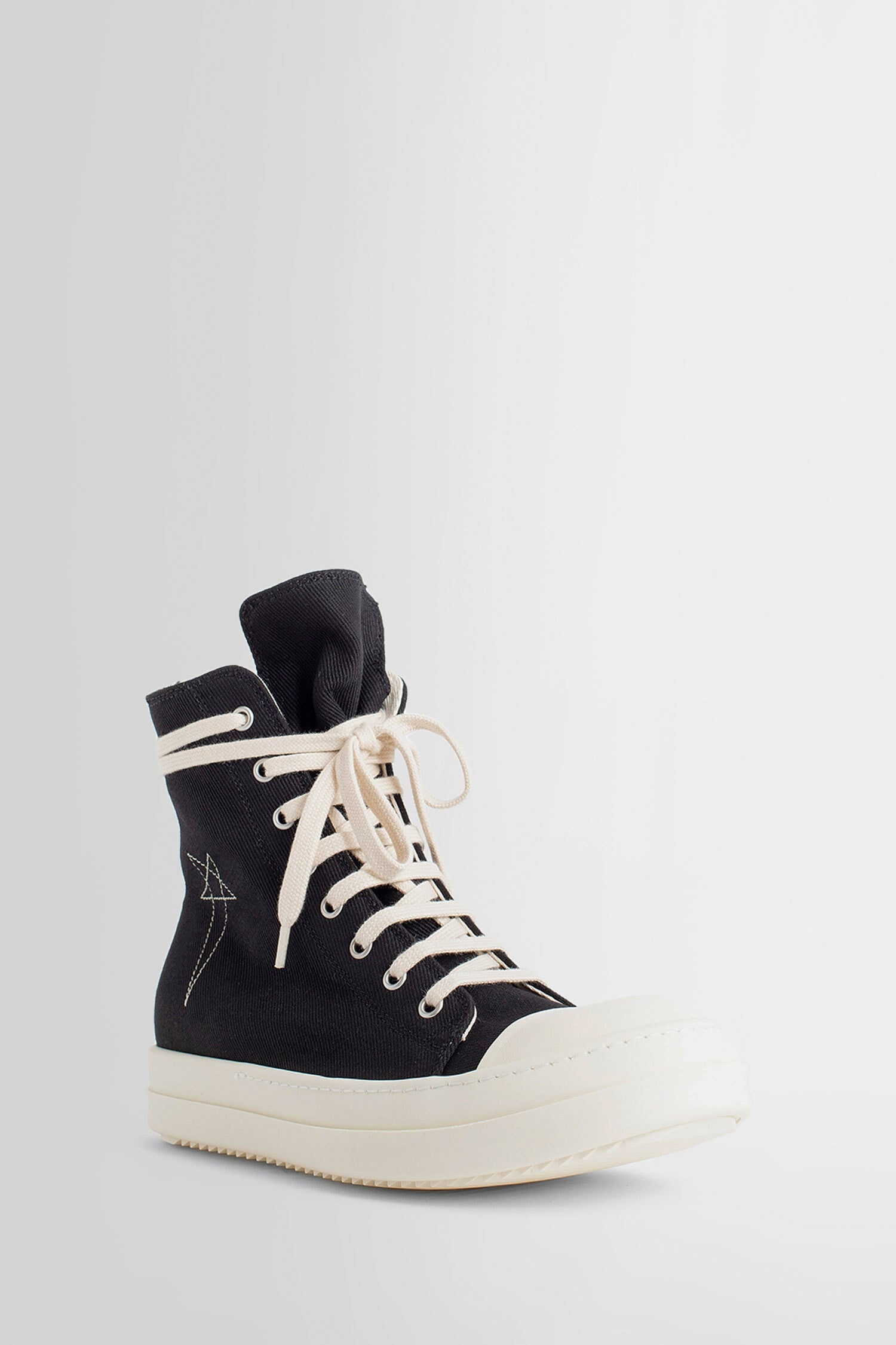 RICK OWENS WOMAN BLACK SNEAKERS - 2