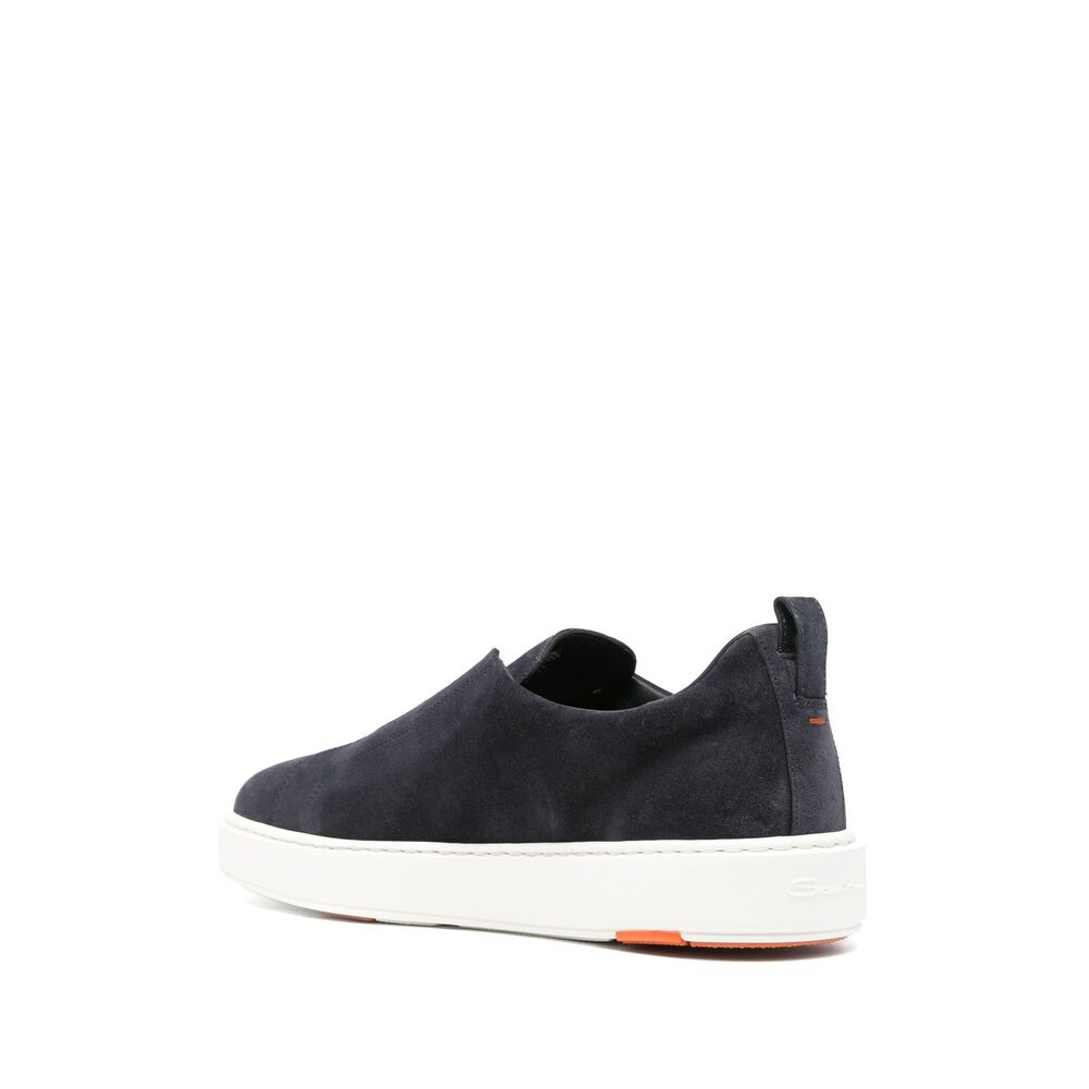Santoni Blue Trainers - Slip-Ons Men - 2