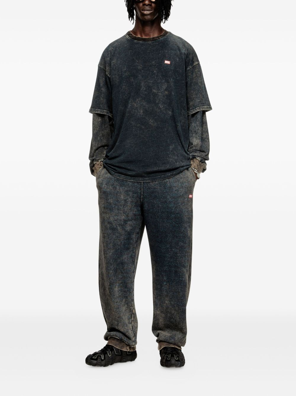 acid-wash T-shirt - 2