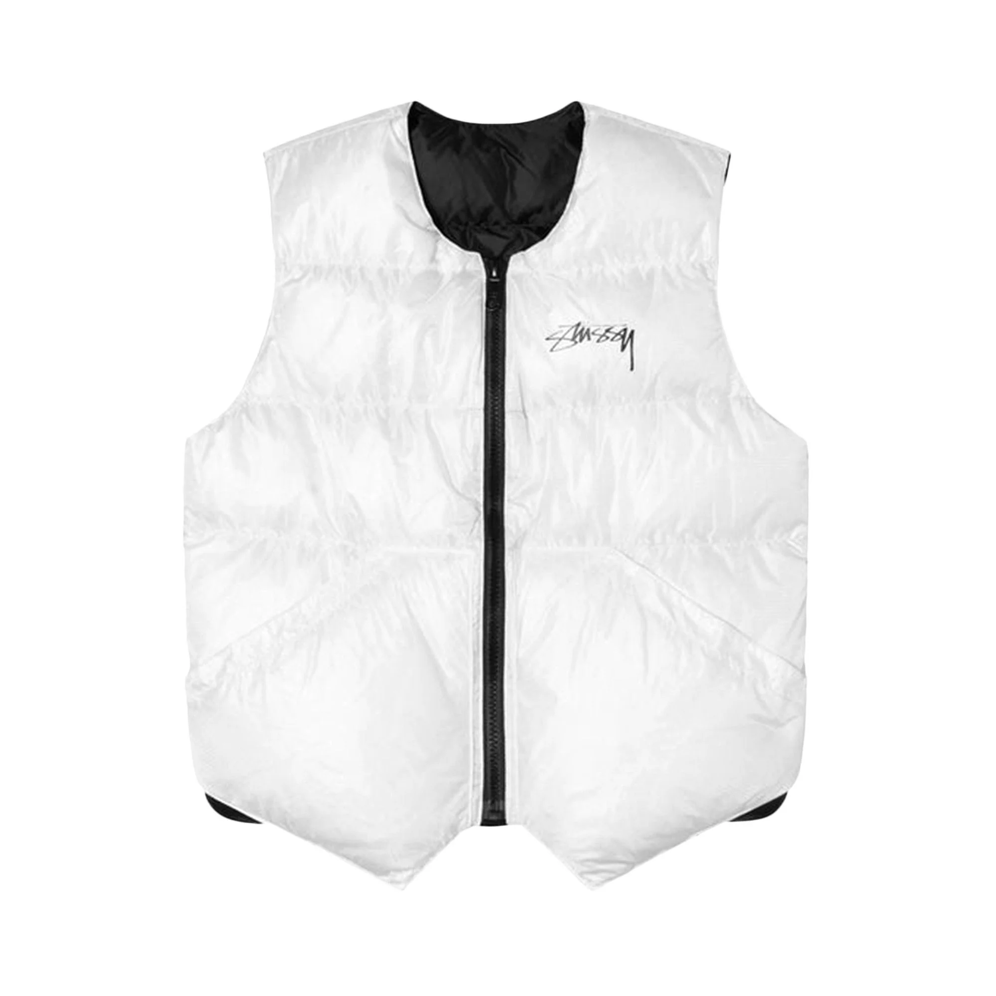 Stussy x Our Legacy x Crescent Down Works Reversible Vest 'White' - 1