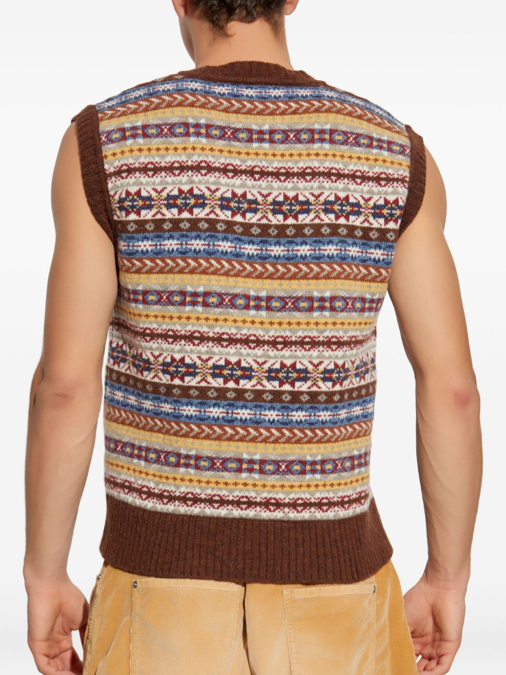 logo-patch vest - 4