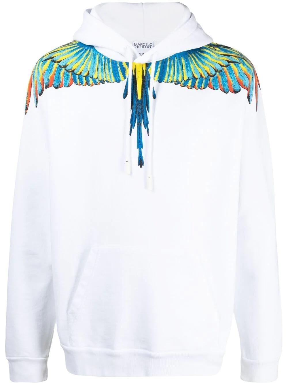 Wings-print hoodie - 1