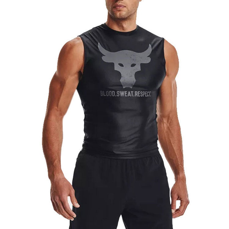 Under Armour Project Rock Iso-Chill Sleeveless 'Black' 1361649-001 - 3