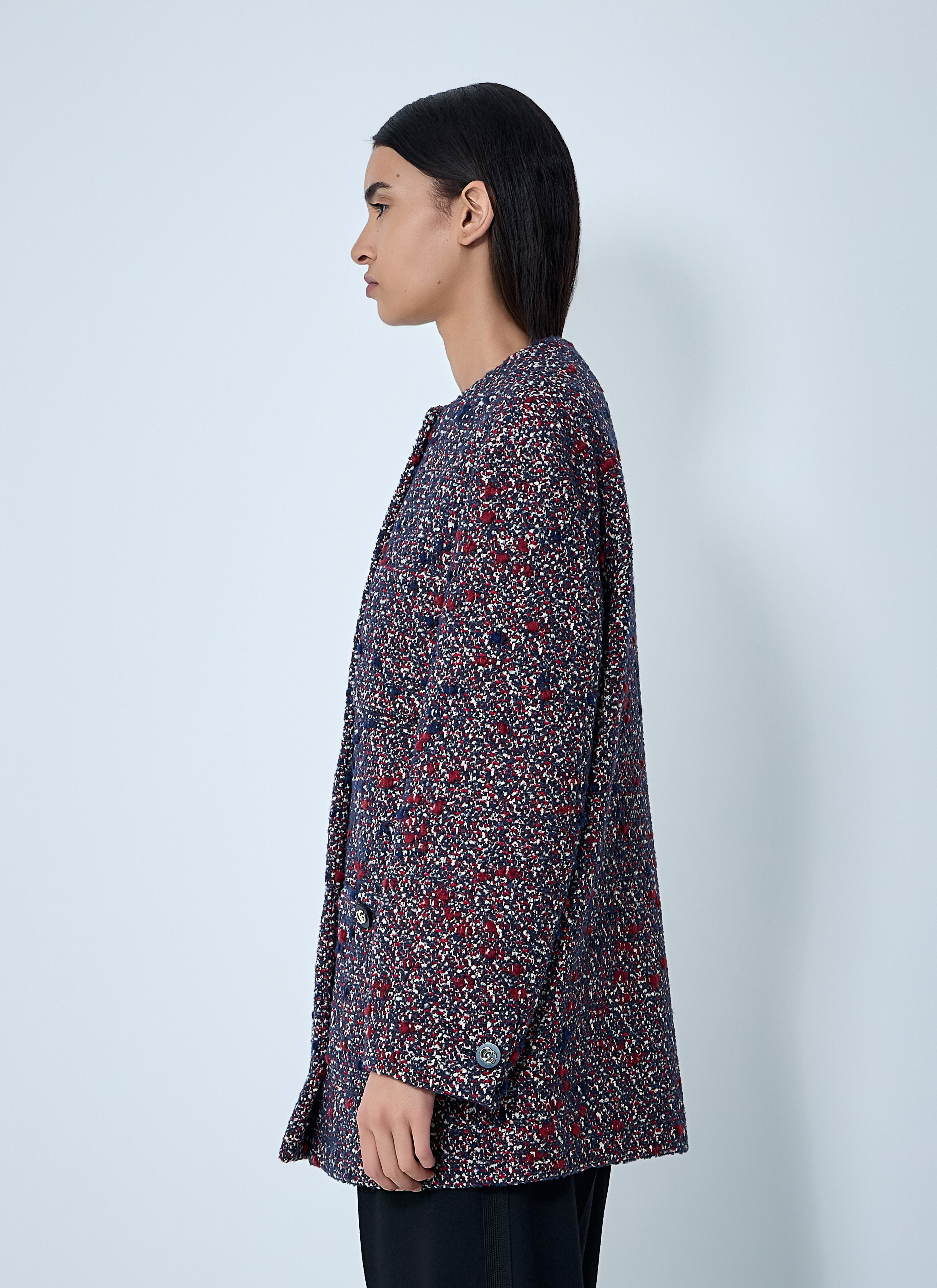 Wool Boucle Jacket - 3