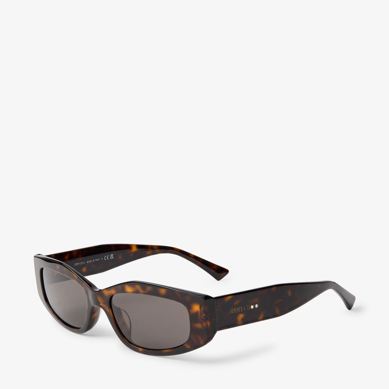 JIMMY CHOO Uma
Dark Brown Havana Geometric Sunglasses outlook