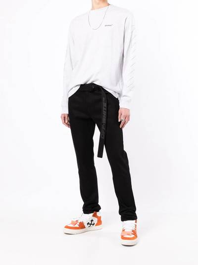 Off-White logo-print long-sleeve T-shirt outlook