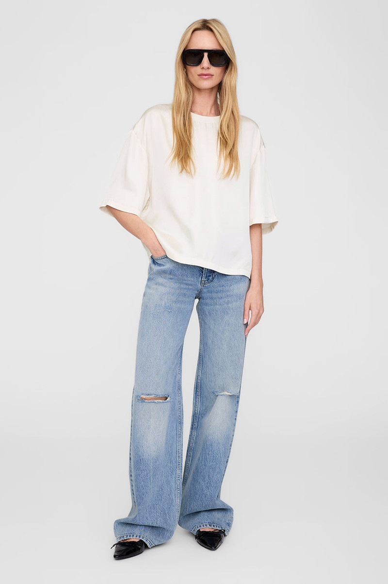 ANINE BING Imogen Top - Snow White outlook