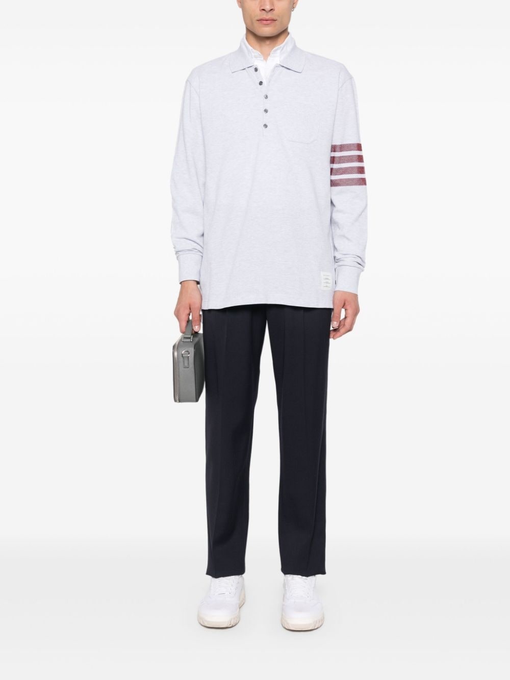 4-Bar stripe polo shirt - 2