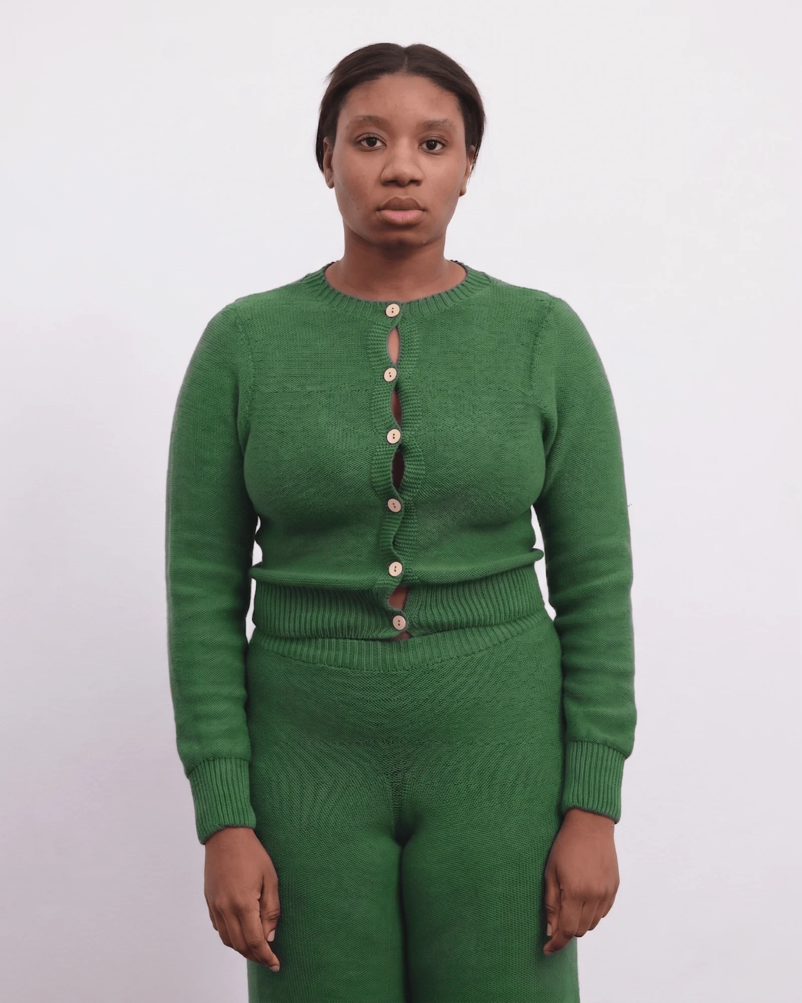 Tier Cardigan - Organic Cotton Knit - 1