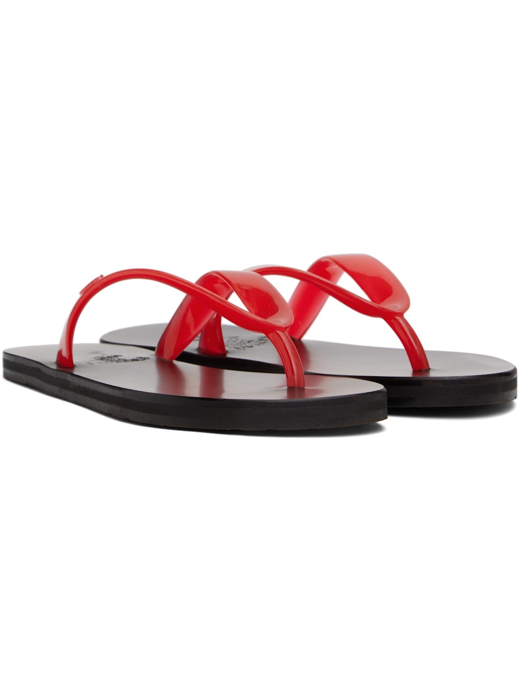 Red Saionara Jelly Flip-Flops - 4