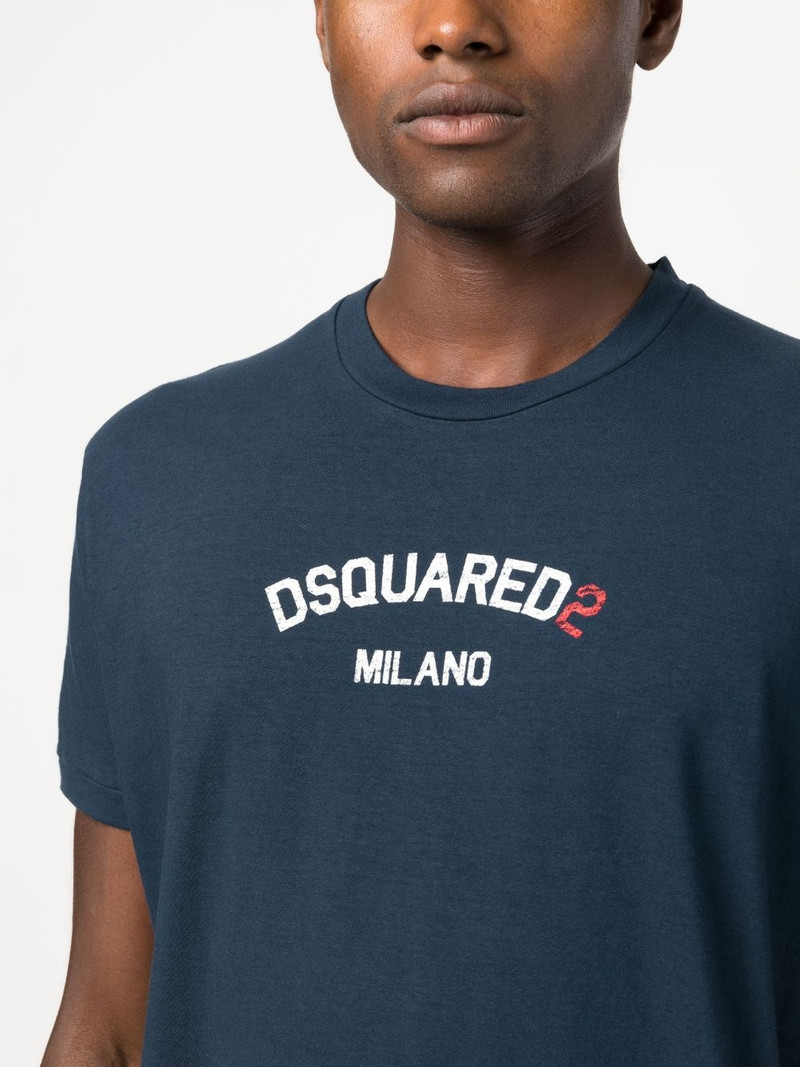 logo-print cotton T-shirt 5