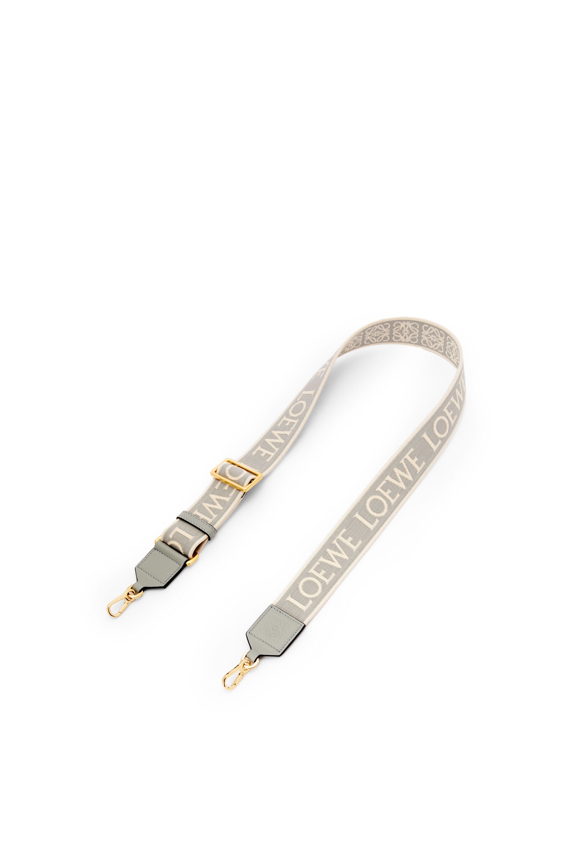 Anagram strap in jacquard and calfskin - 1