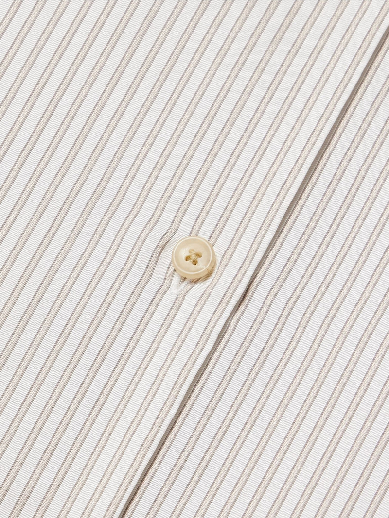 Argo striped silk shirt Cream 5