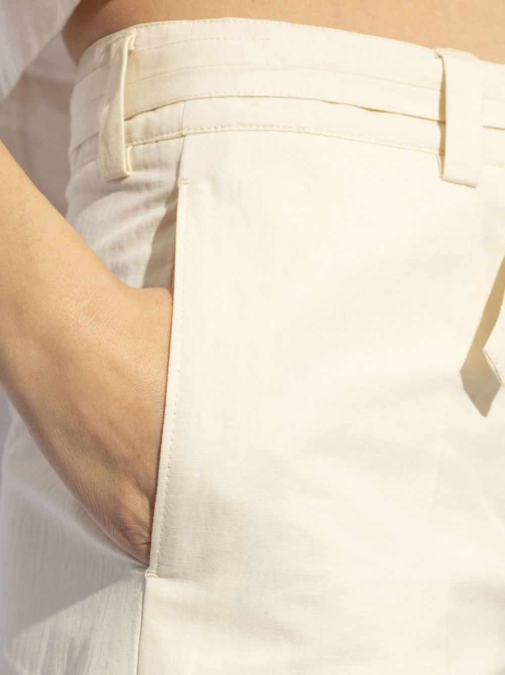 tie-fastening trousers - 5
