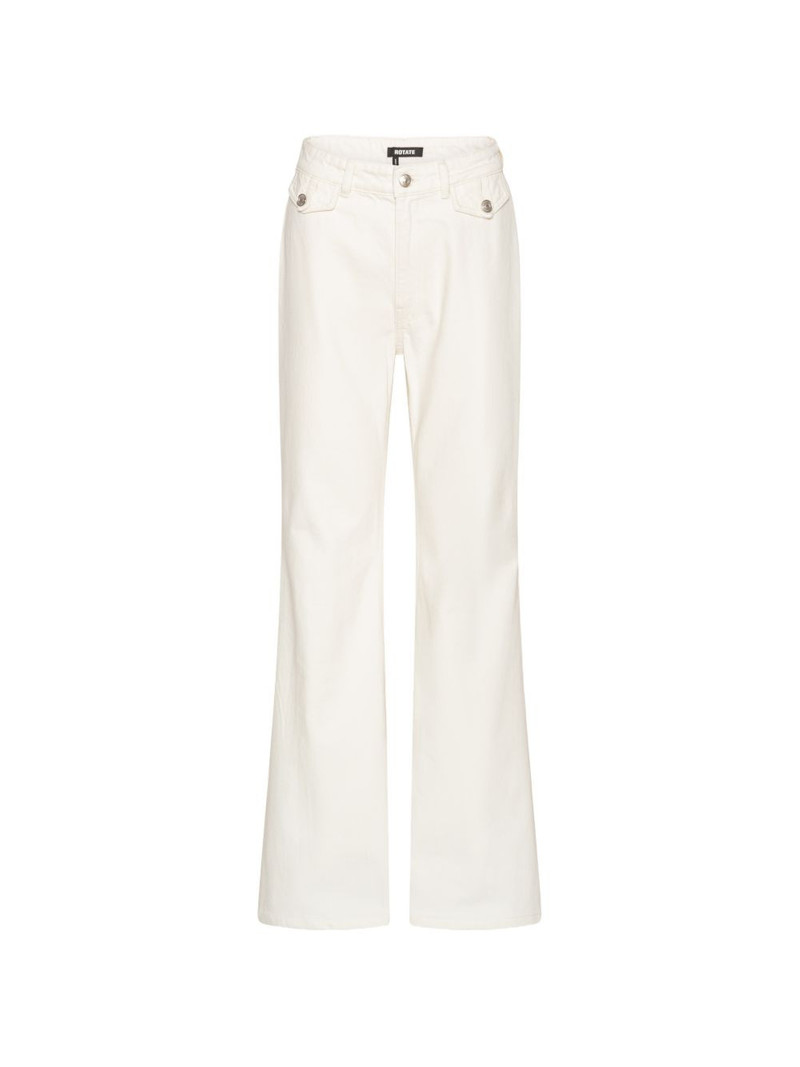 high-waisted flared jeans 1