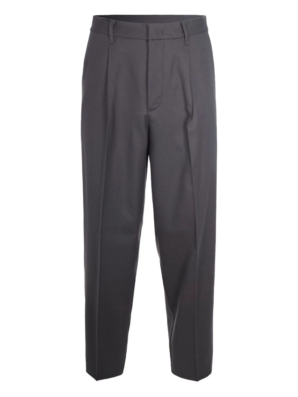 pleat-detail trousers - 1