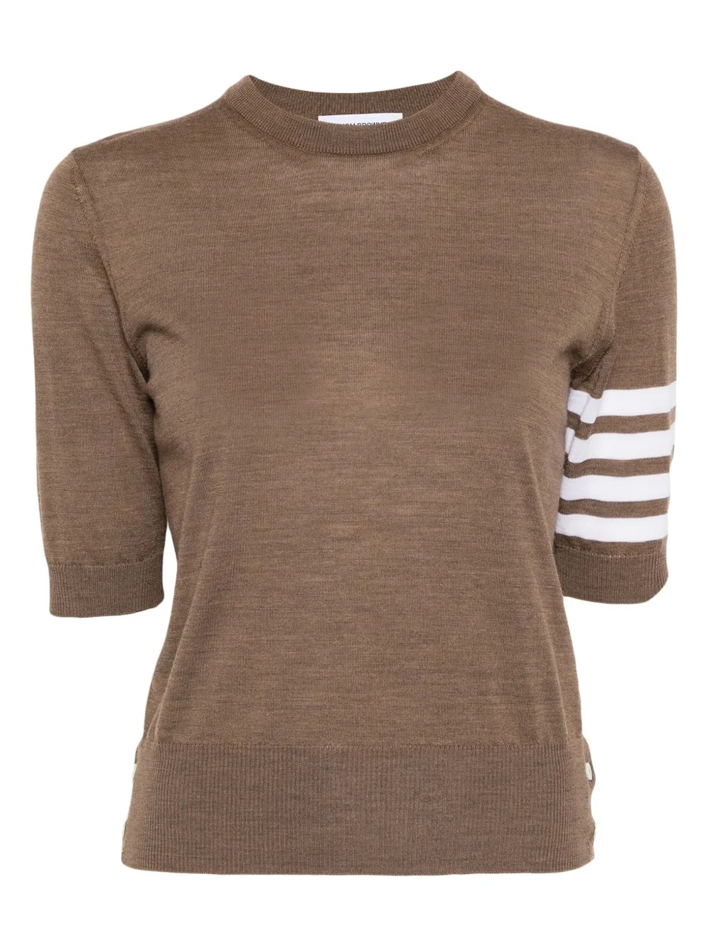 THOM BROWNE - Women Jersey Stitch Short Sleeve T-shirt - 5
