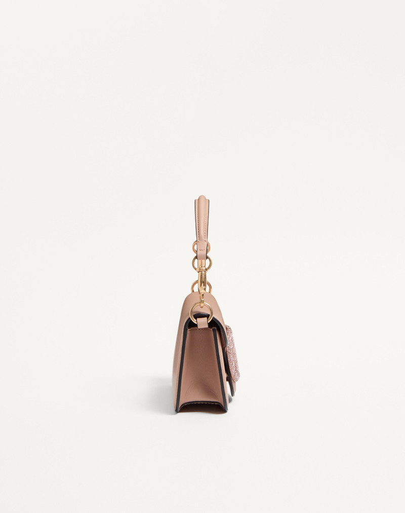 VALENTINO GARAVANI LOCÒ SMALL SHOULDER BAG WITH JEWEL LOGO 4
