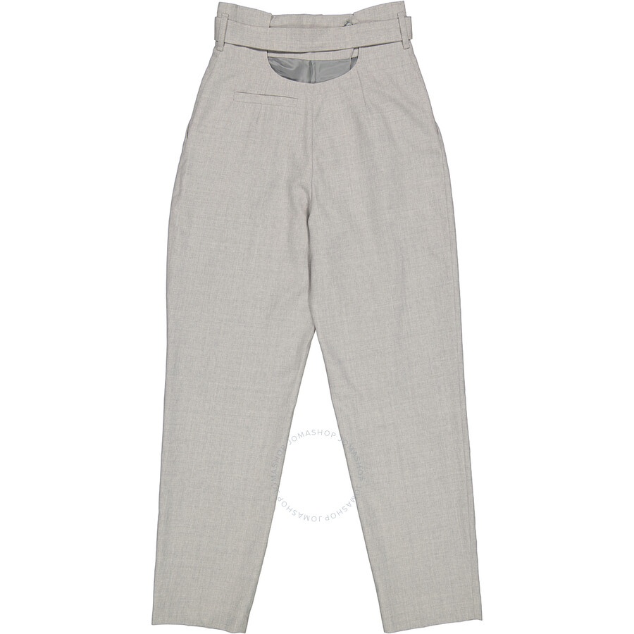 Burberry Cut-out Detail Wool Tailored Trousers - 2