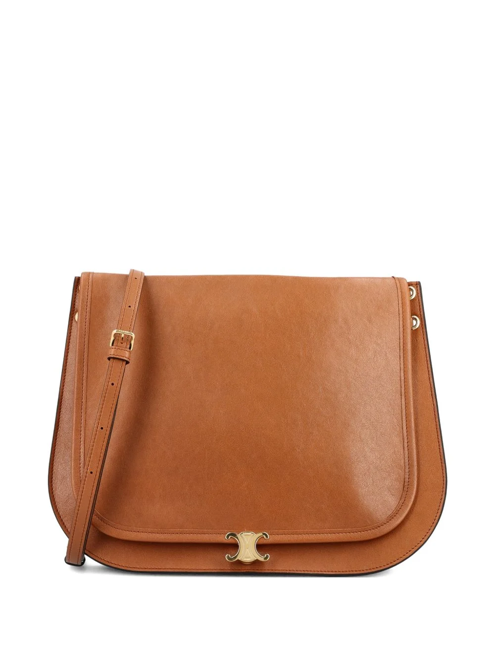 Celine Women Soft Triomphe Besace Leather Shoulder Bag - 1