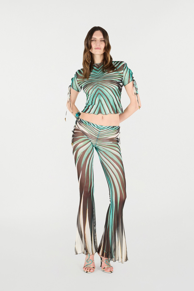 Roberto Cavalli Ray of Sea Print Top outlook