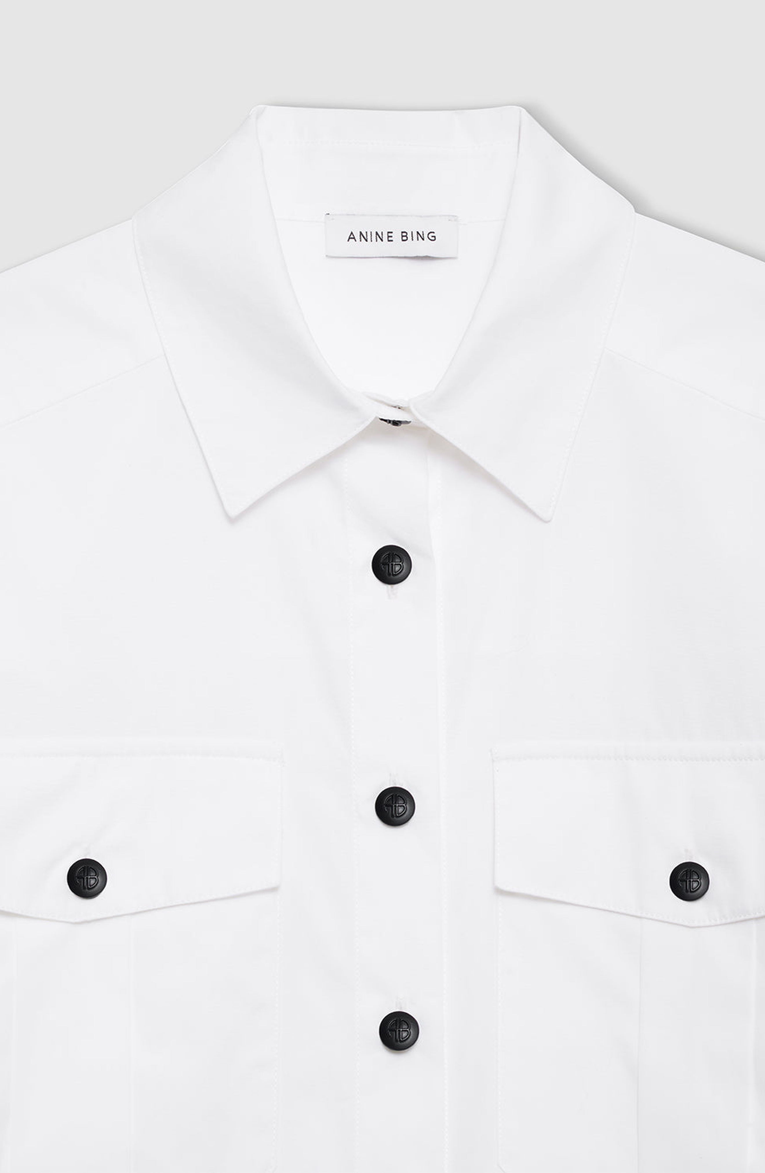 ANINE BING Edith Shirt in White at Nordstrom - 3
