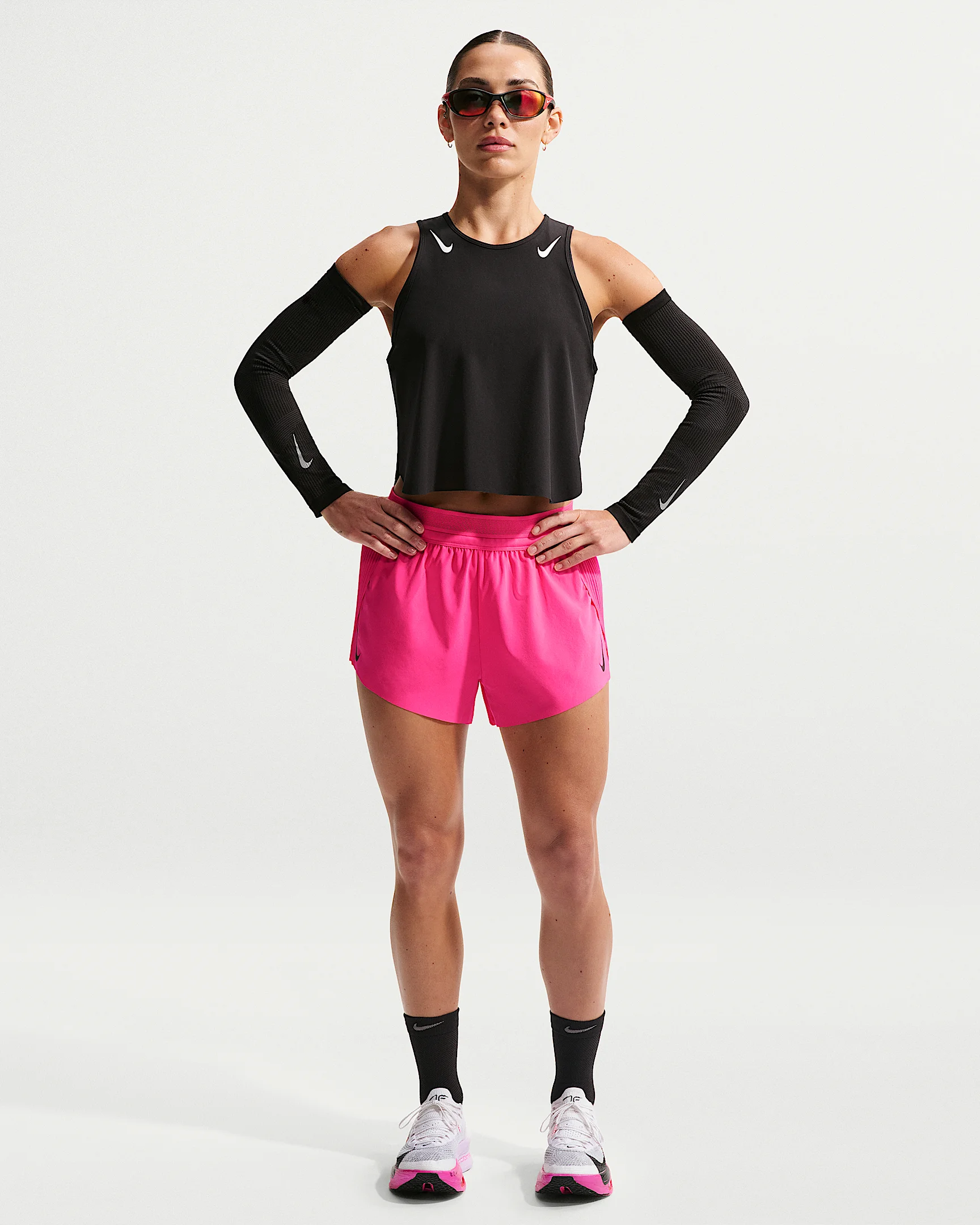 Nike AeroSwift Women's Dri-FIT ADV Mid-Rise Brief-Lined 3" Running Shorts - 1