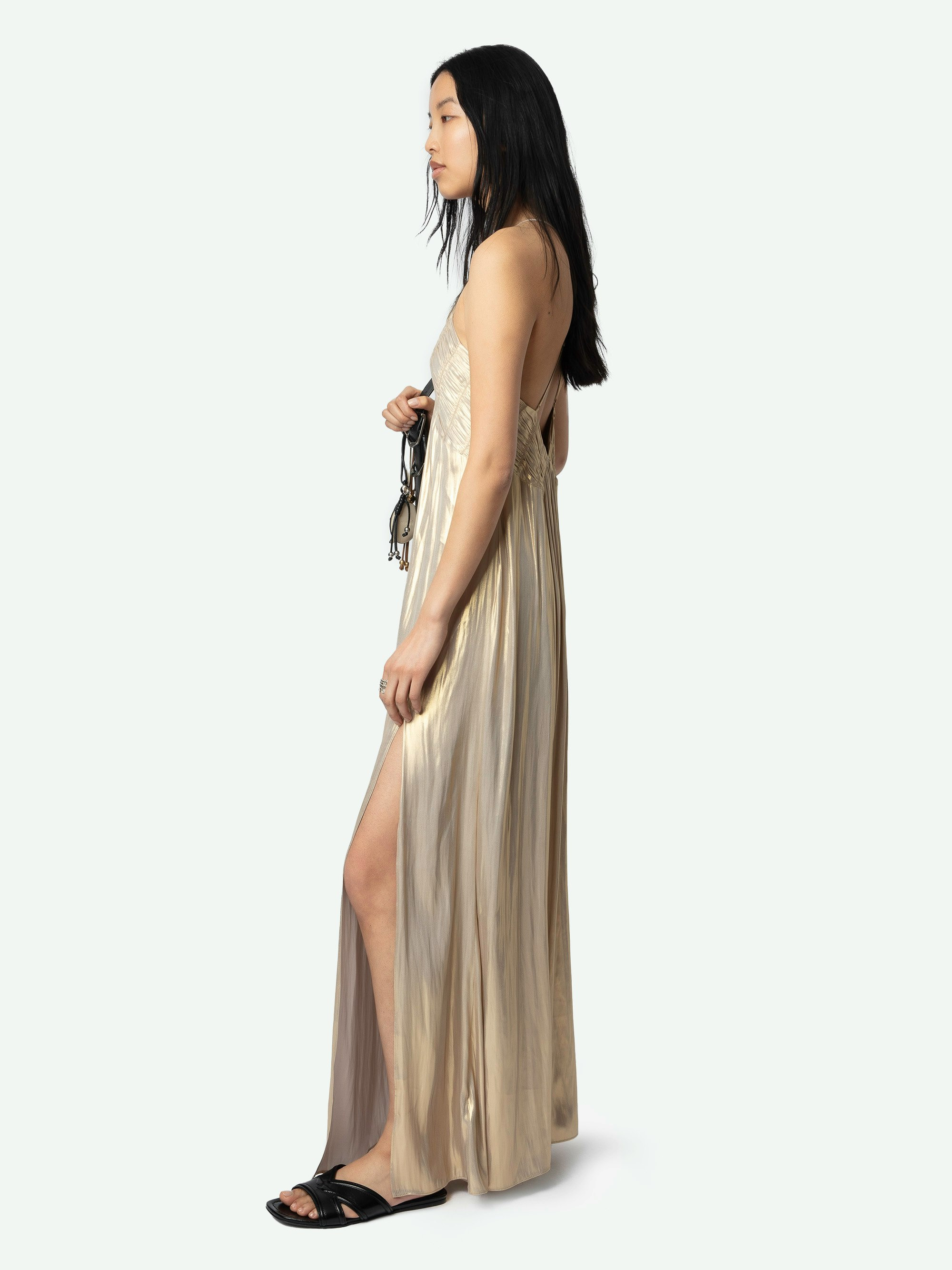 Rayonne Satin Dress - 6
