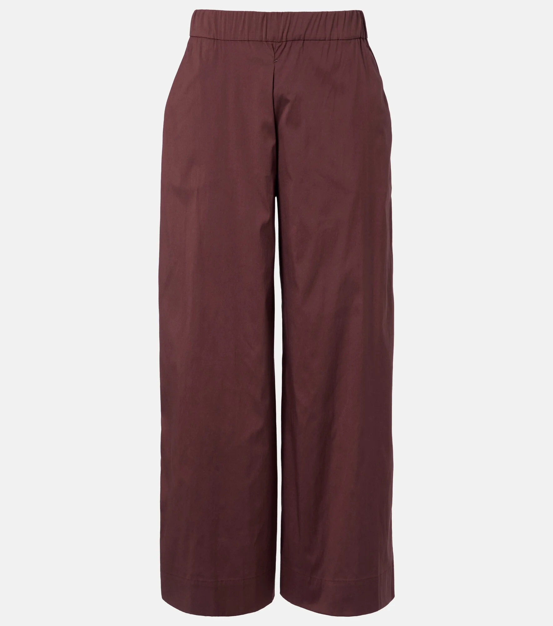 Pece cotton-blend wide-leg pants - 1