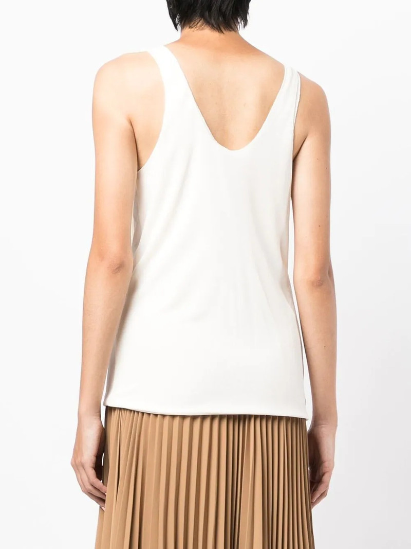 strap detail U-neck tank top 4