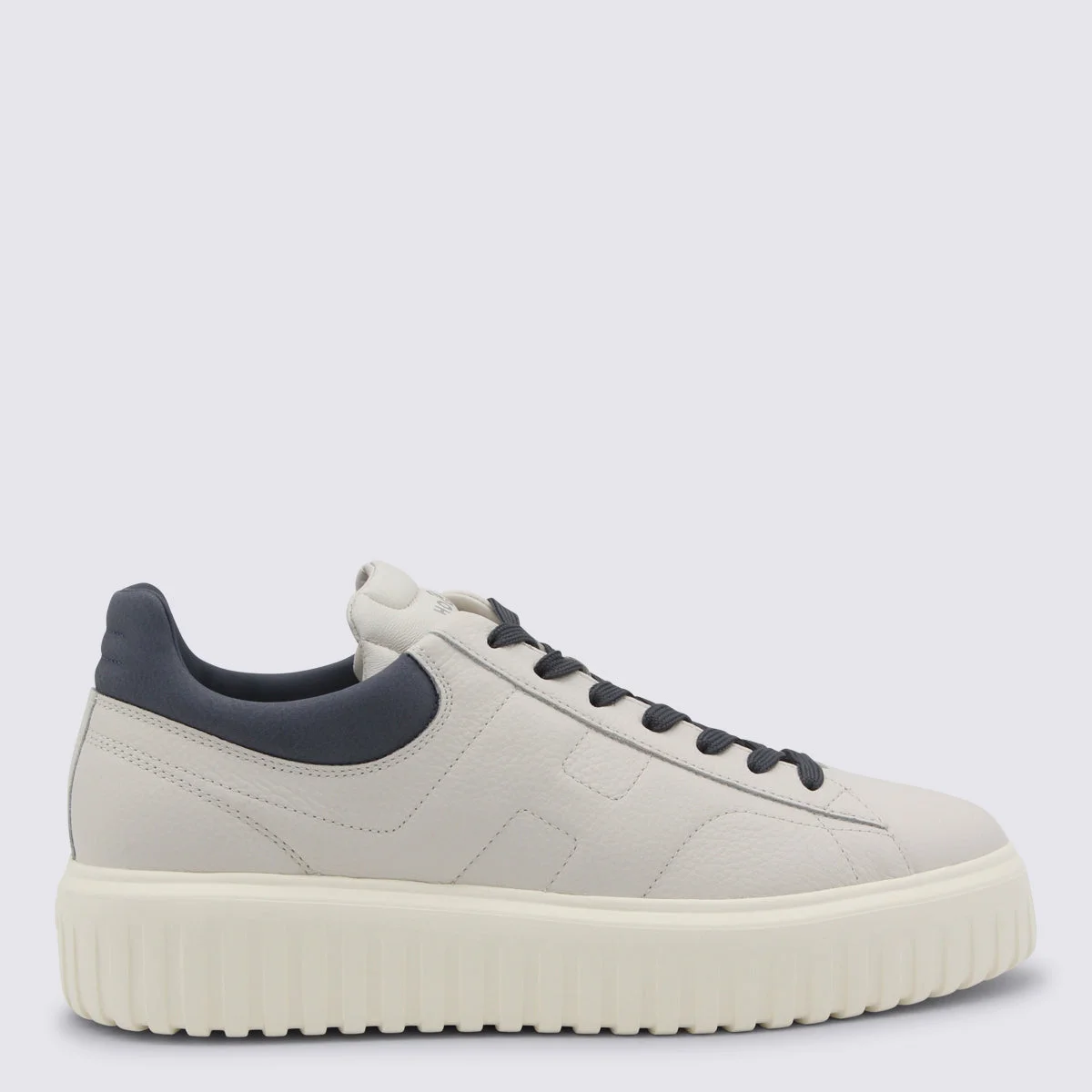 Sneakers Bianco-Denim - 1