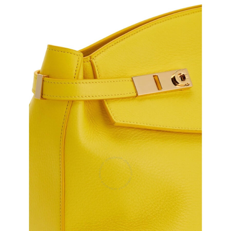 Ferragamo Hug Gancini-Buckled Calfskin Shoulder Bag - 5