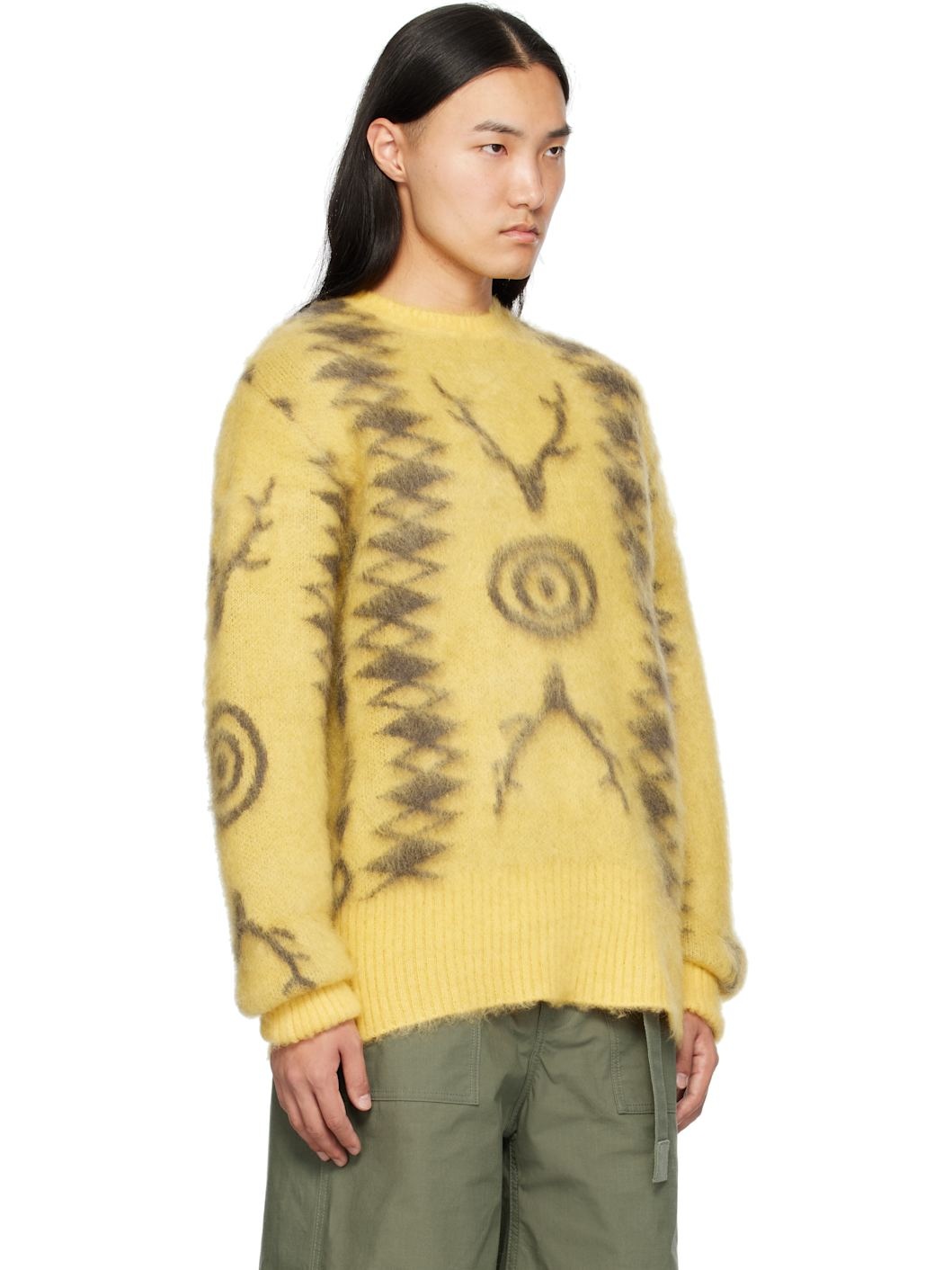 Yellow Mohair Sweater - 4