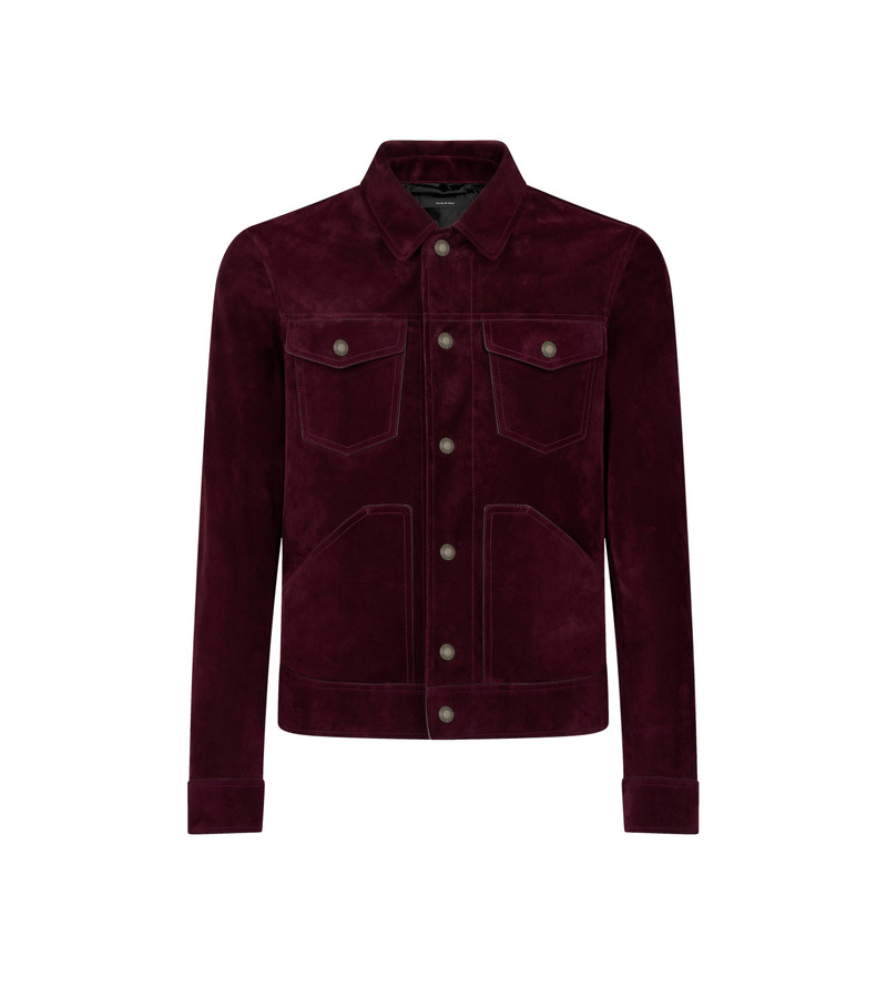 CASHMERE SUEDE WESTERN JACKET - 1