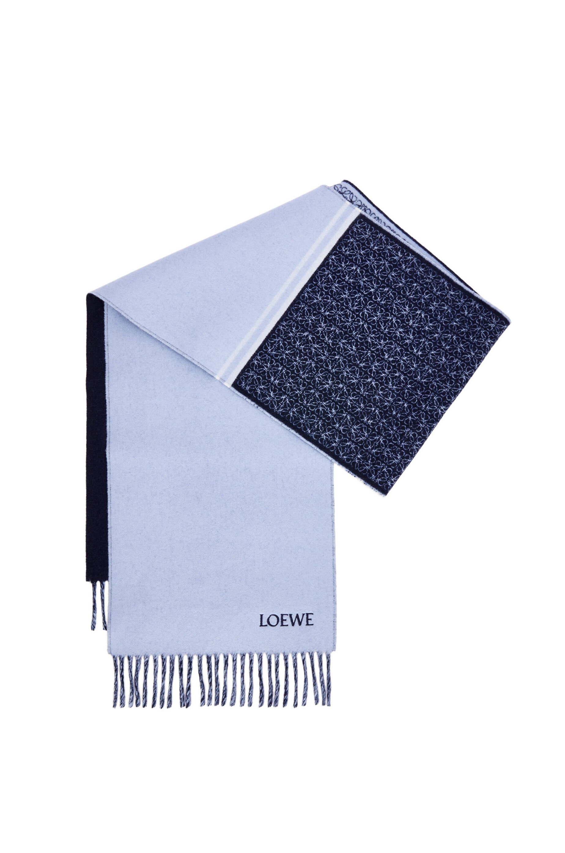 Scarf in wool and cashmere - 3