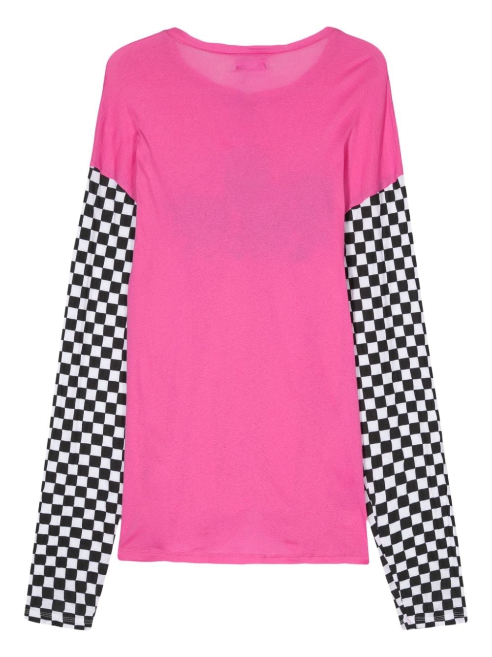 distressed-finish cotton T-shirt - 2