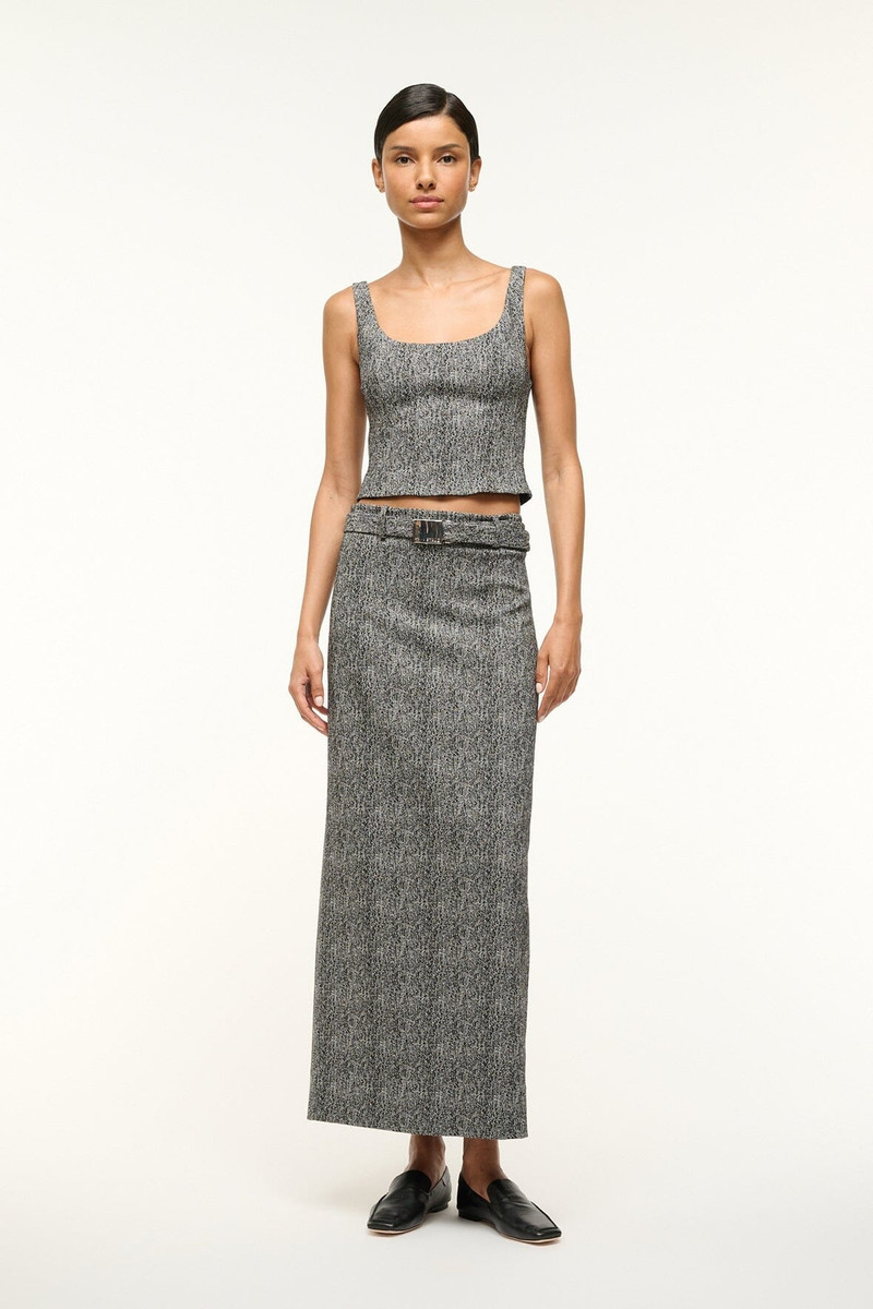STAUD WELLS TOP TEXTURED HERRINGBONE 3