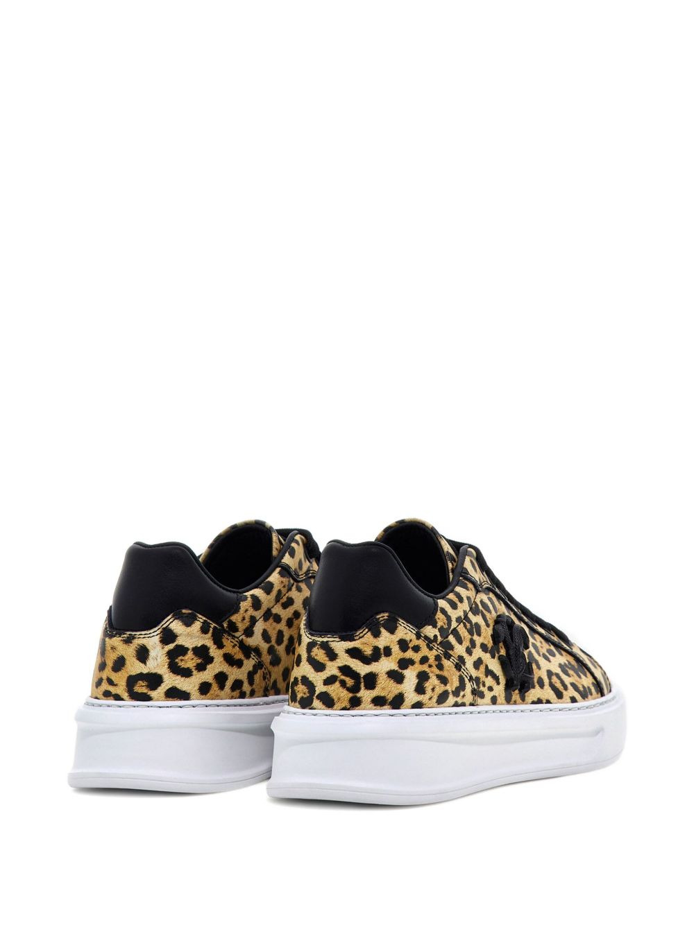 jaguar-print sneakers - 3