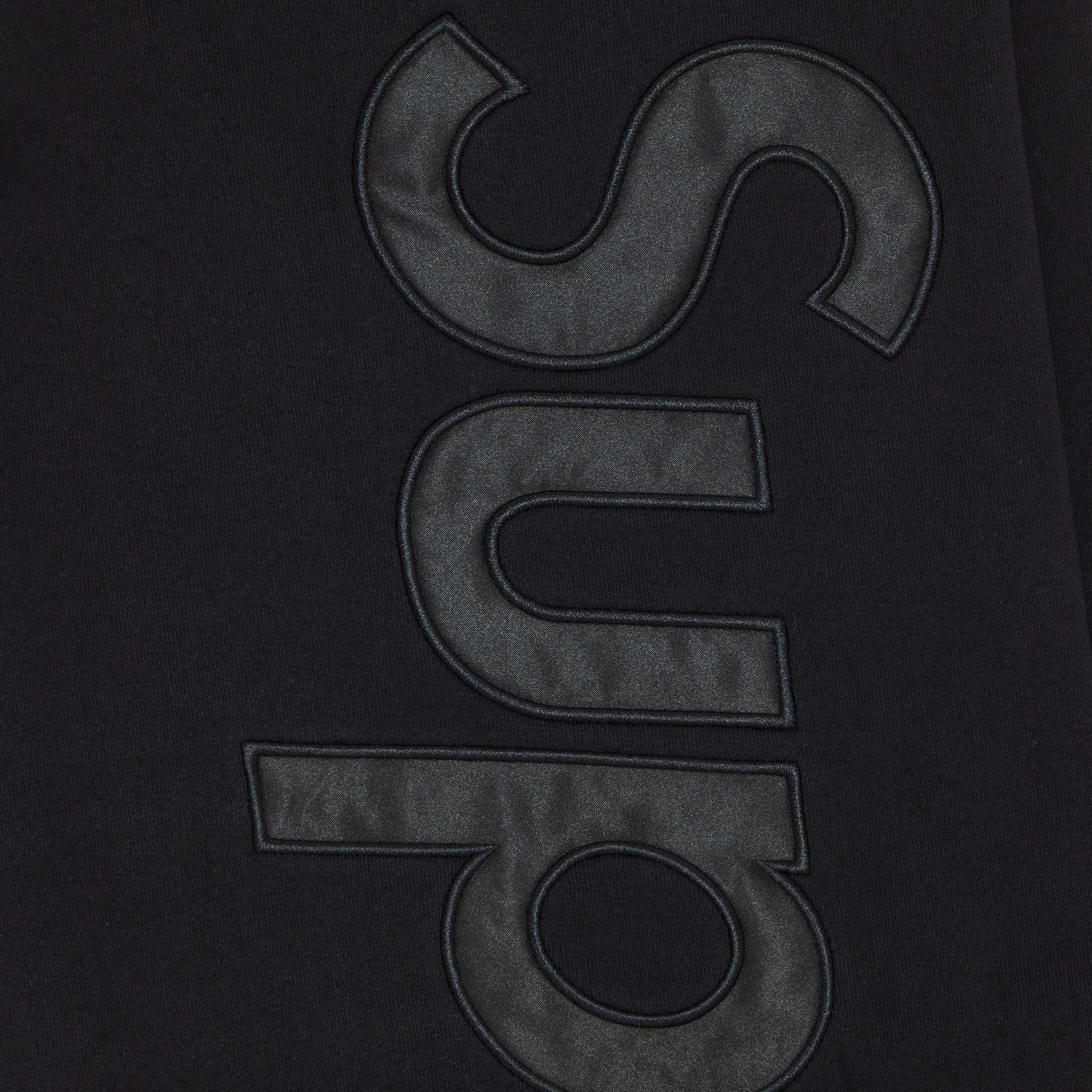 Supreme Satin Appliqu� Sweatpant 'Black' - 3