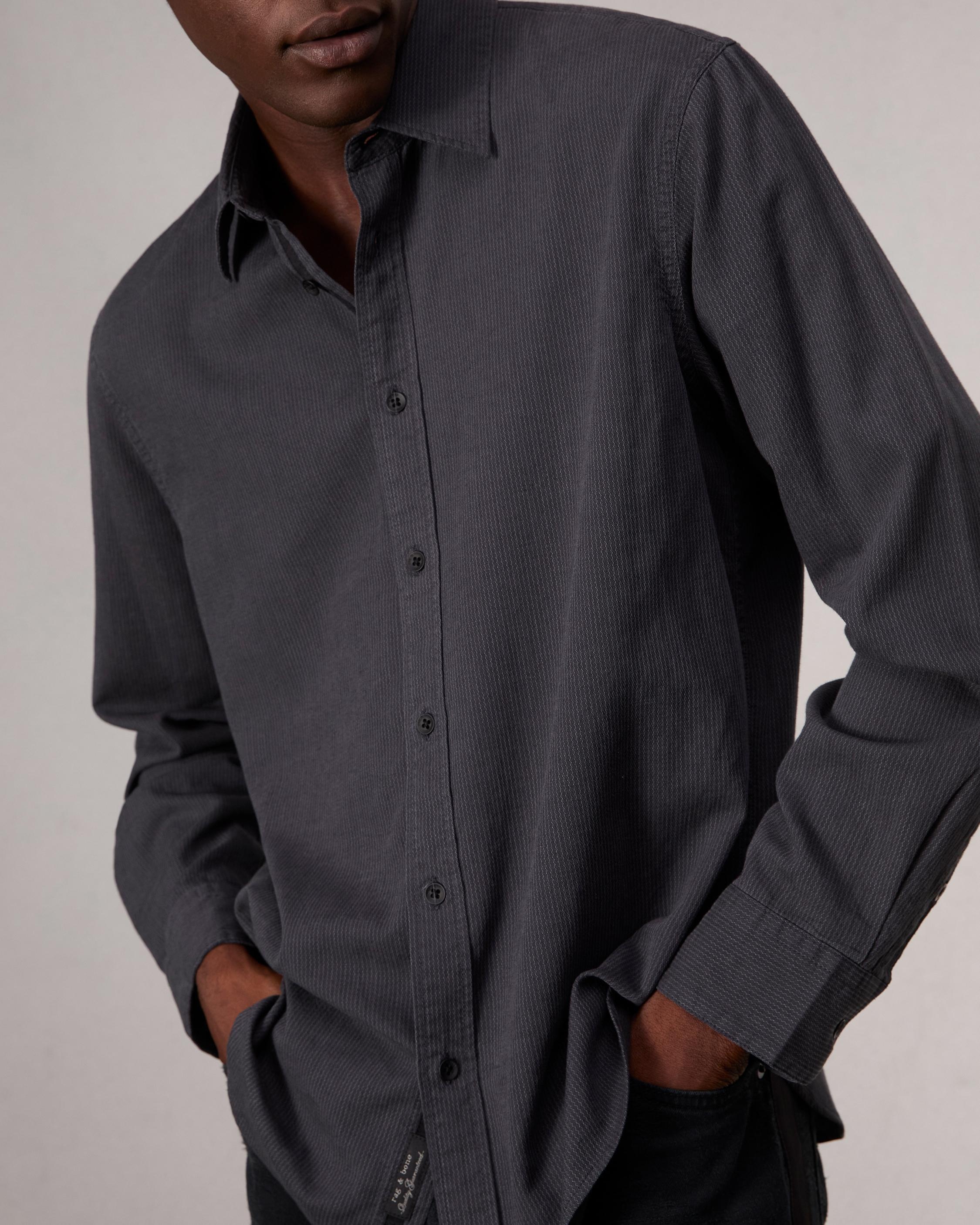 Finch Textured Striped Shirt - 6