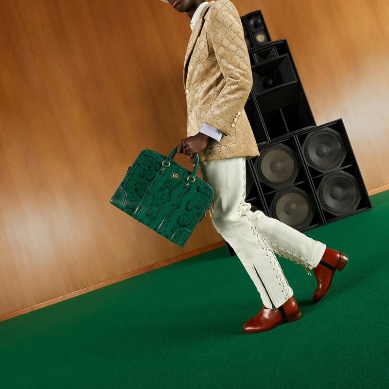 Python briefcase with Double G 3