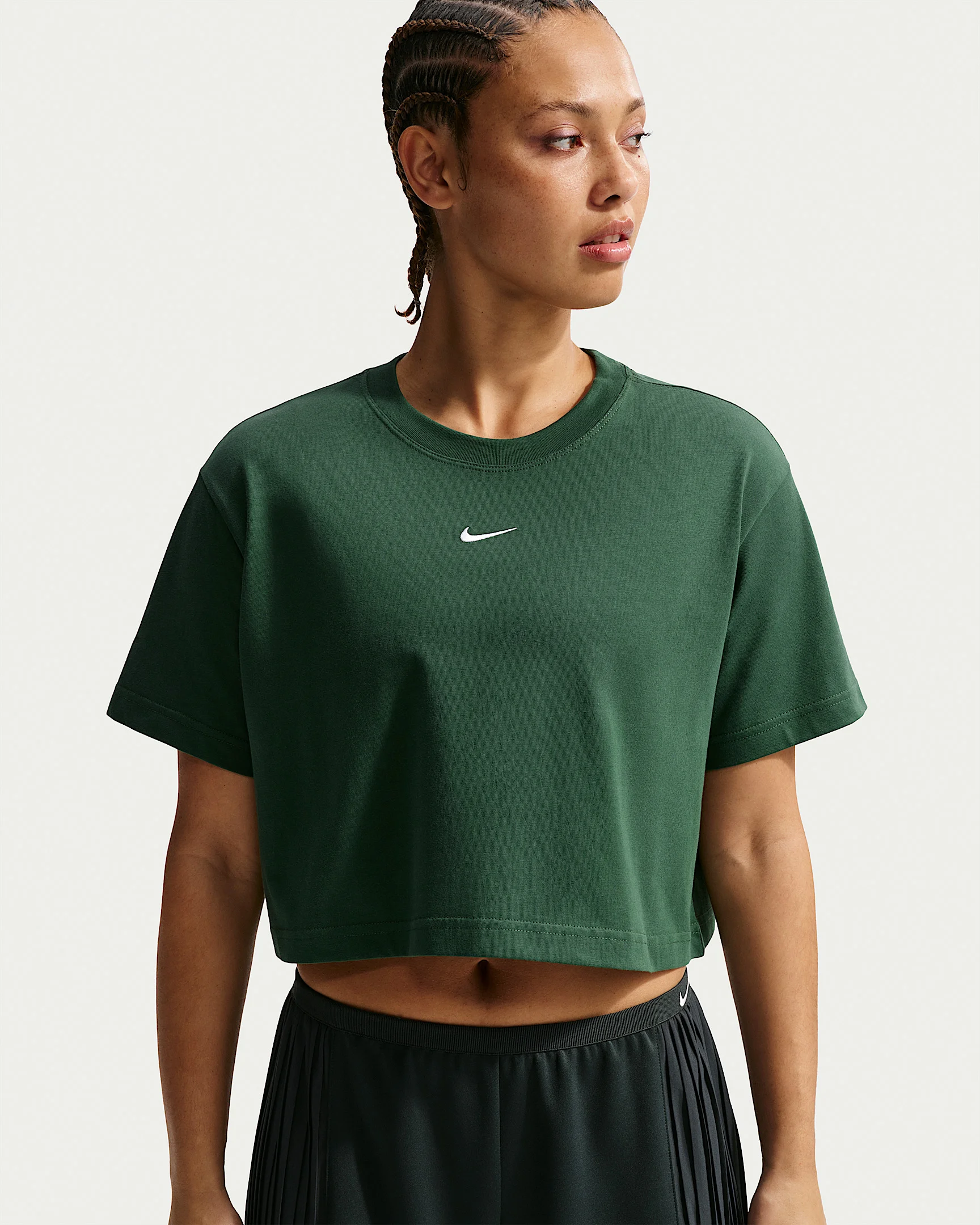 Nike Sportswear Women's Loose Short-Sleeve Cropped T-Shirt - 1