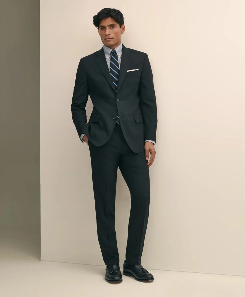 Brooks Brothers Explorer Collection Slim Fit Wool Suit Pants - 1