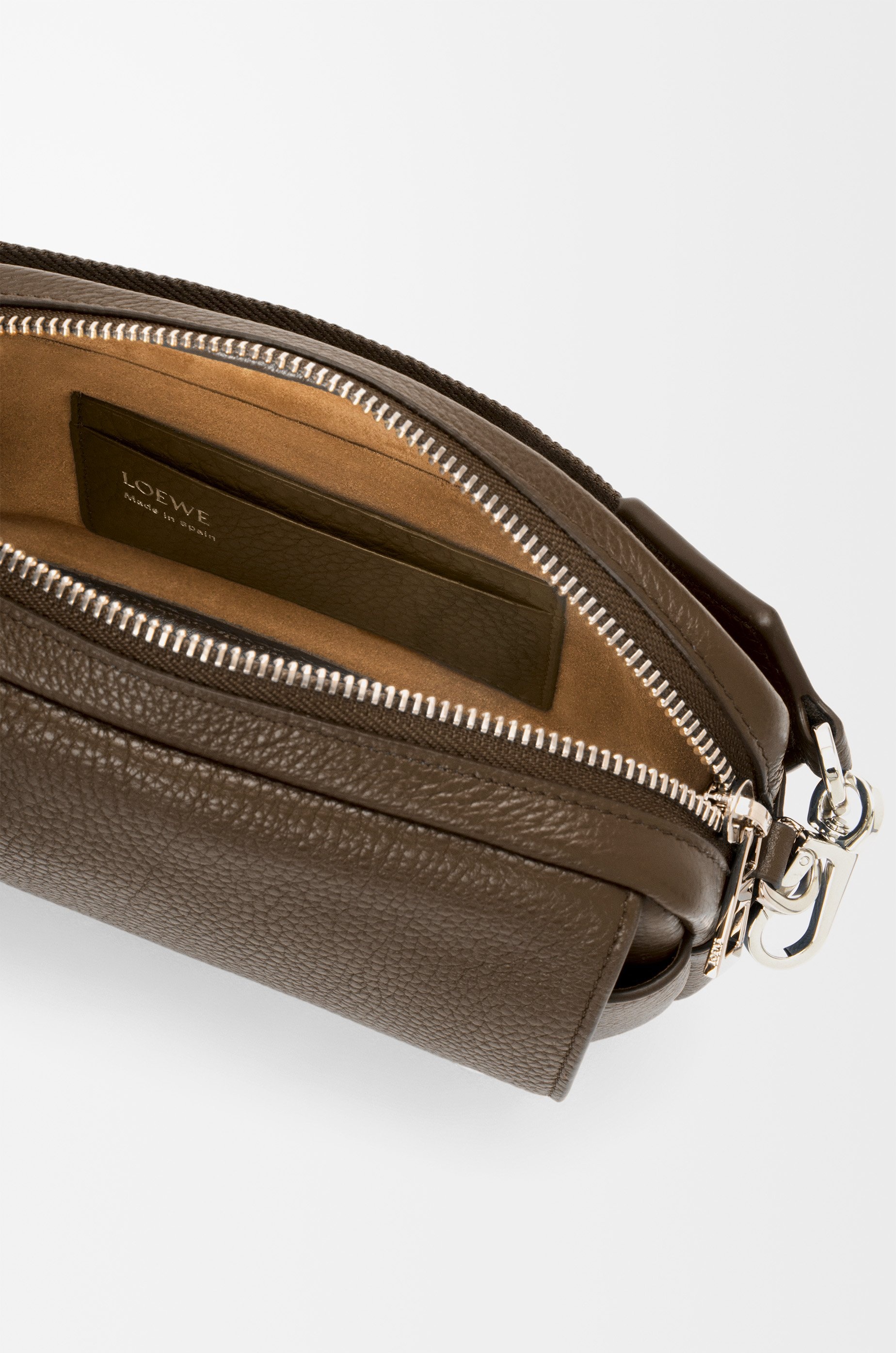 Small Pebble messenger bag in supple grained calfskin - 3