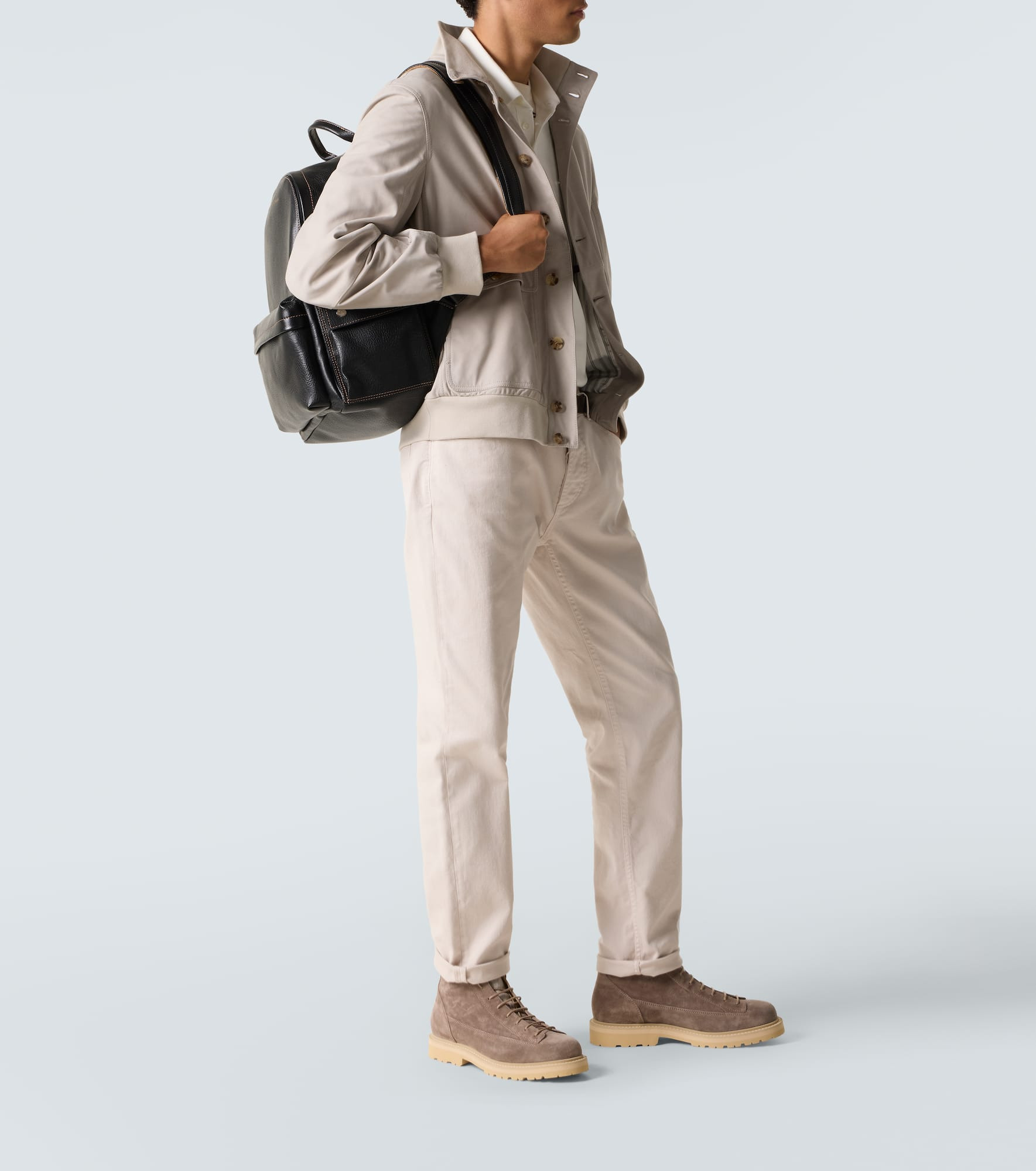 Leather backpack - 6